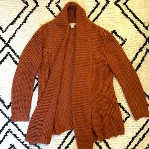 Rust Colored Cardigan